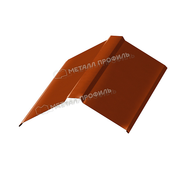 Планка конька плоского 190х190х2000 (AGNETA-20-Copper\Copper-0.5), купить указанную продукцию по цене 3585 ₽.